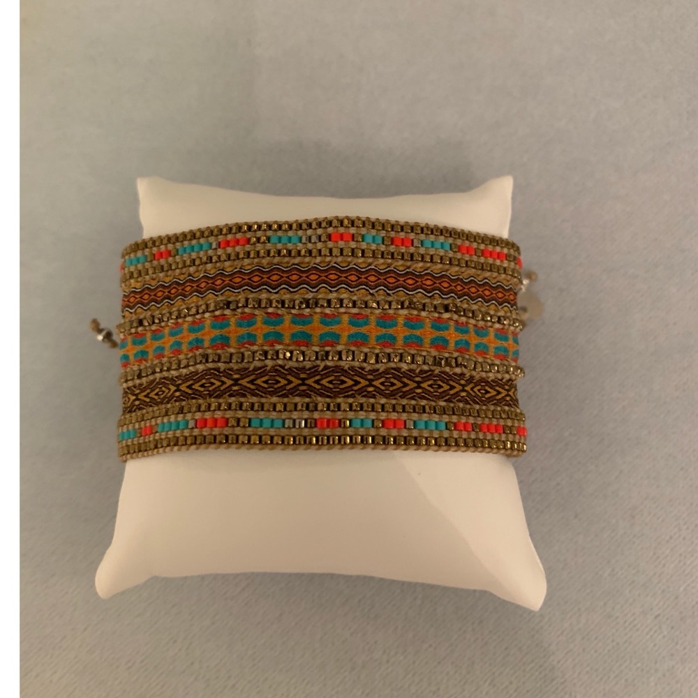 Aztec-pattern bracelet - Picture 2 of 5